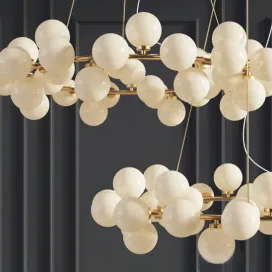 Chandelier inflora plafonds by atelier aret